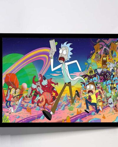 تابلو مدل rick and morty کد F-15028