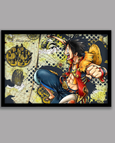 تابلو مدل انیمه وان پیس One Piece کد LA-G10491-2
