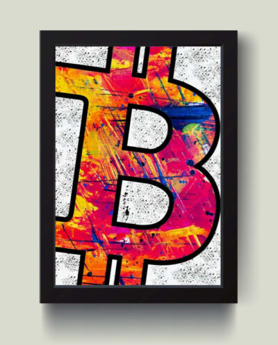 تابلو مدل بیت کوین Bitcoin کد S2502-b