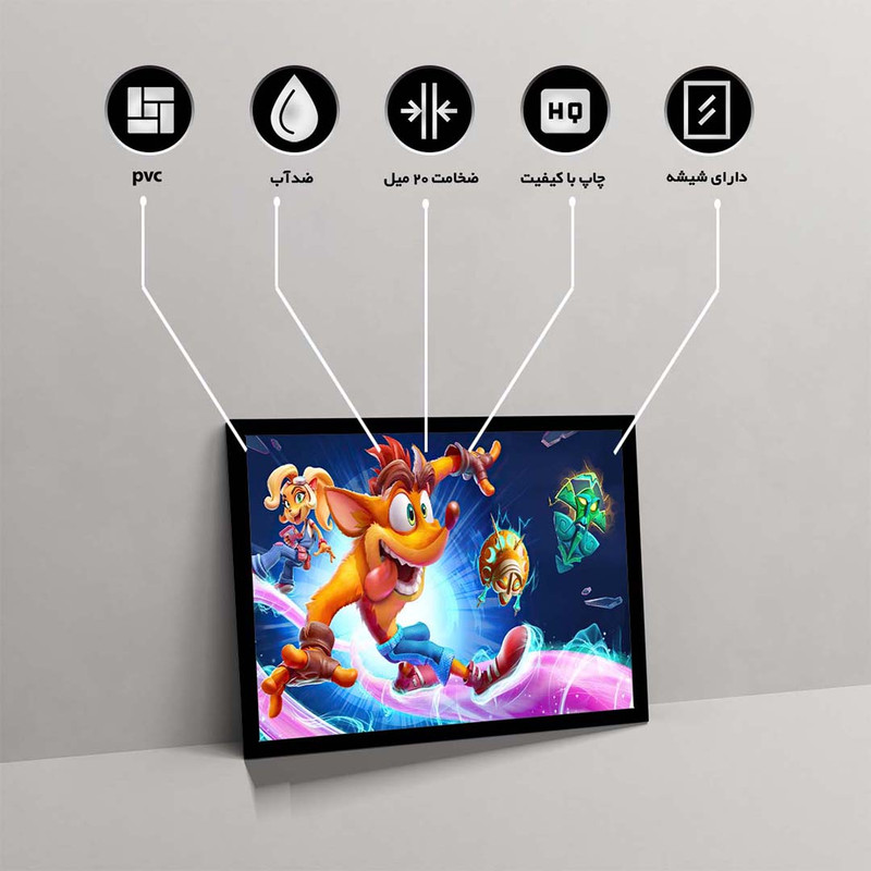 تابلو مدل crash bandicoot کد F-11040 - Image 10
