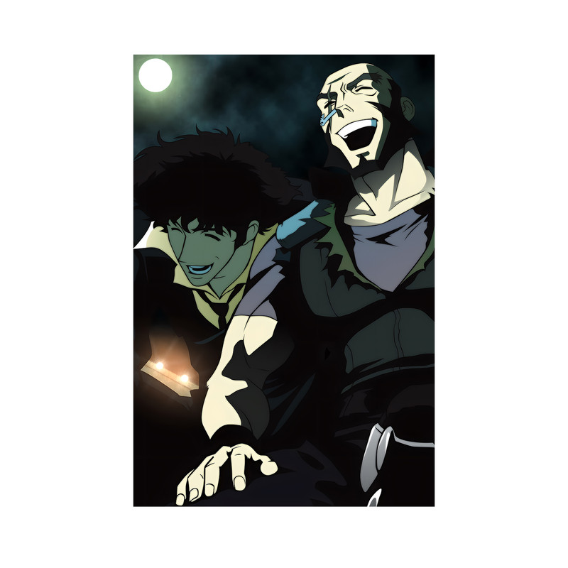 تابلو مدل انیمه جت بلک اسپایک کابوی بیباپ Jet Black Spike Cowboy Bebop anime 22 - Image 2
