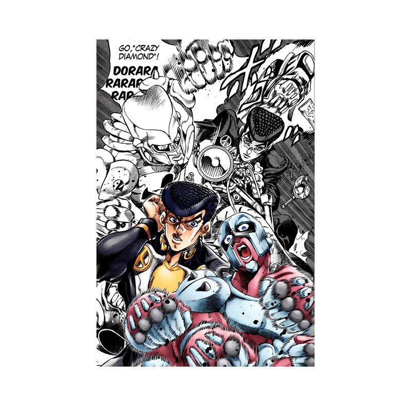 تابلو مدل انیمه جوسکه هیگاشیکاتا جوجو Jousuke Higashikata JoJo anime 10 - Image 2