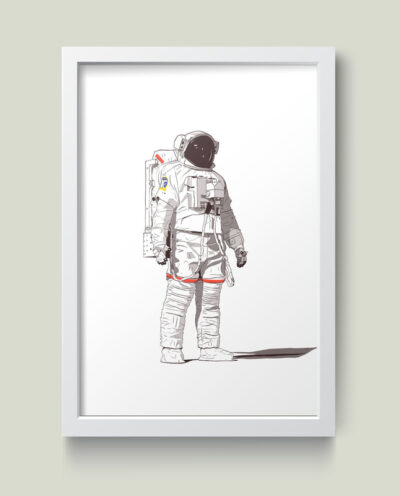 تابلو مدل Astronaut فضانورد کد S3008-w