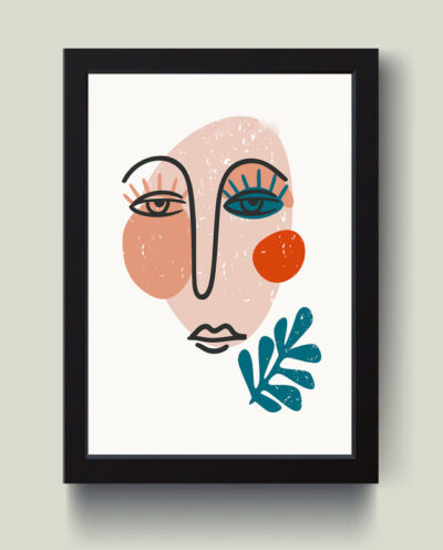تابلو مدل مینیمال Nice face کدS1611-b
