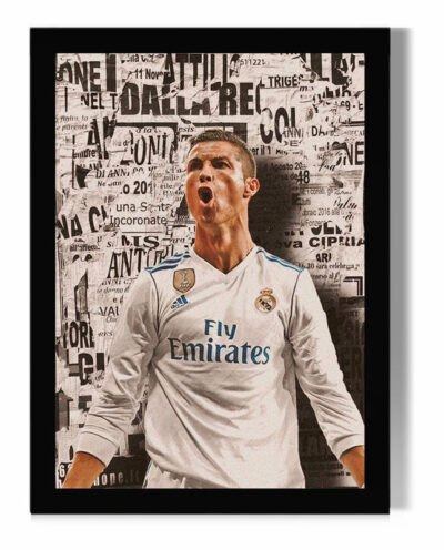 تابلو مدل دیواری طرح رونالدو Ronaldo کد FD443
