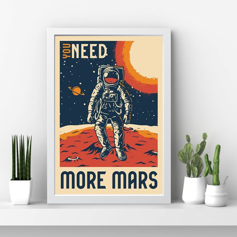 تابلو مدل Mars فضانورد کد m2680-b - Image 4