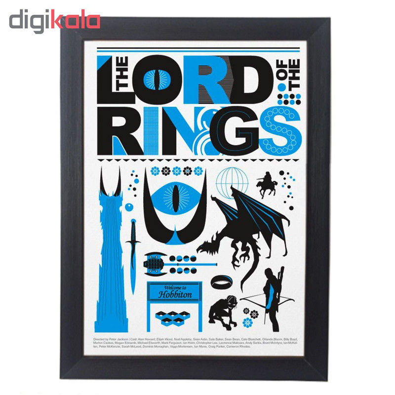 تابلو آگاپه مدل G163 طرح Lord of The Ring - Image 2