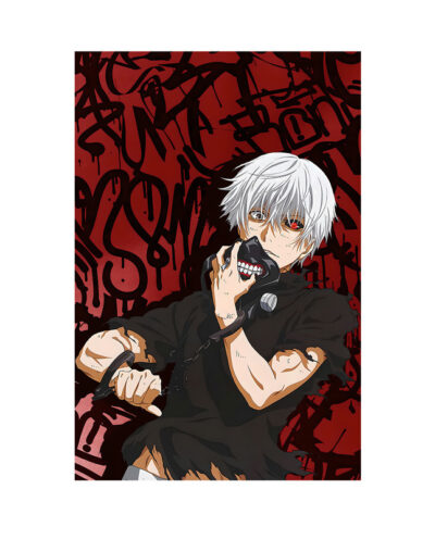 تابلو مدل انیمه کن کانکی توکیو غول Ken Kaneki Tokyo Ghoul anime 14