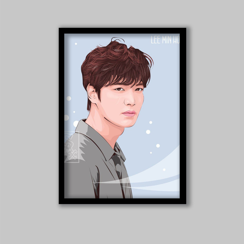 تابلو مدل لی مین هو Lee Min-ho کد LA-G10695-2