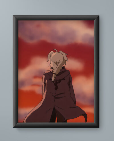 تابلو مدل انیمه ادوارد الریک فول متال آلکمیست 26 Edward Elric Fullmetal Alchemist anime