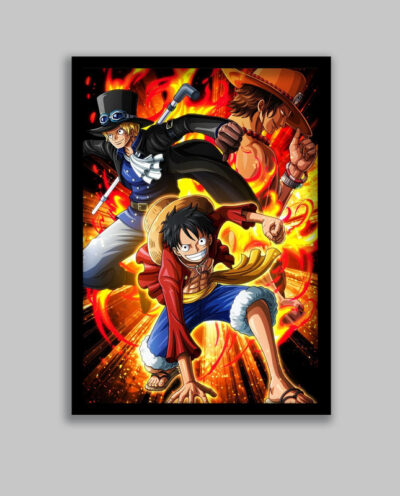 تابلو مدل انیمه وان پیس One Piece کد LA-G10521-3