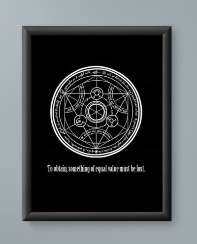 تابلو مدل انیمه فول متال آلکمیست 09 Fullmetal Alchemist anime