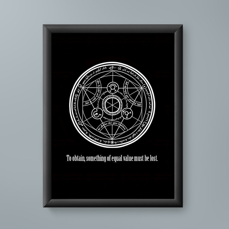 تابلو مدل انیمه فول متال آلکمیست 09 Fullmetal Alchemist anime