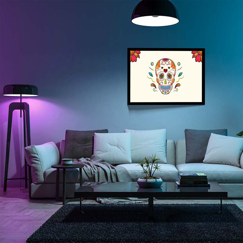 تابلو مدل skull colorful کد F-17006 - Image 7