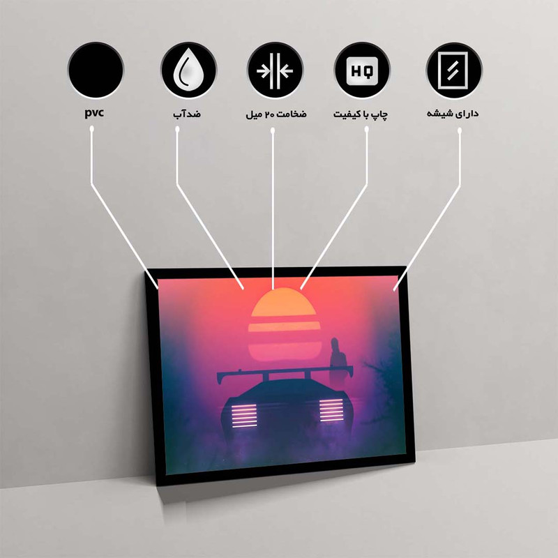 تابلو مدل retrowave کد F-15026 - Image 10