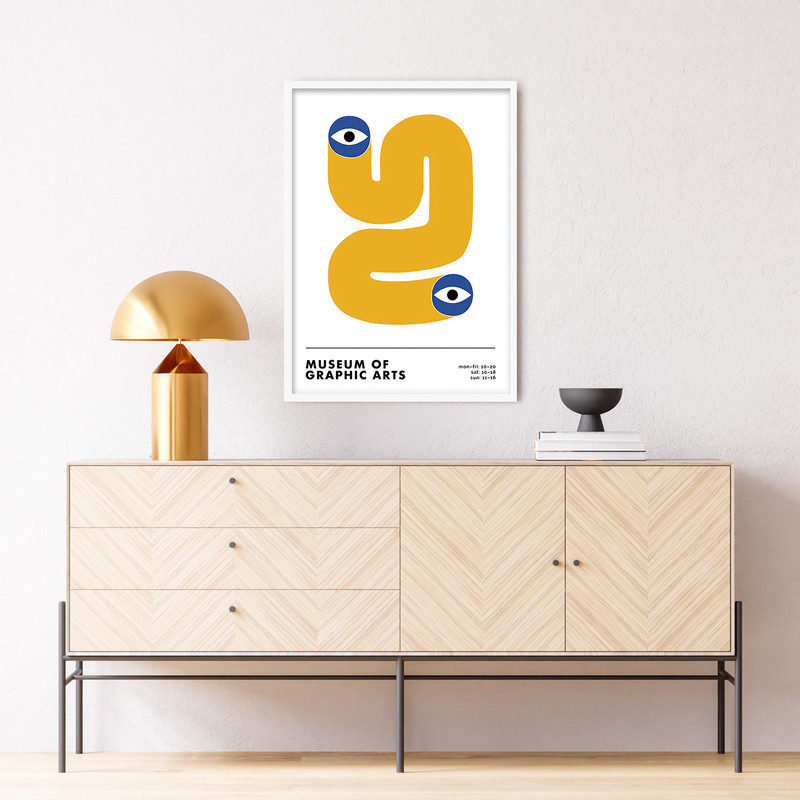 تابلو فورنیمو مدل گرافیکال ابسترکت کد 0575W - Image 2