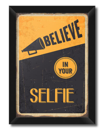 تابلو فنچ آرت طرح Believe in your Selfie کد GPH283-H