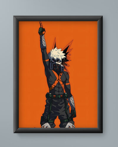 تابلو مدل انیمه کاتسوکی باکوگو مای هیرو آکادمی Katsuki Bakugo My Hero Academia anime 06