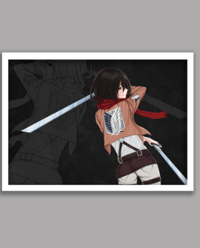 تابلو مدل انیمه اتک آن تایتان Attack on Titan کد LA-G10412