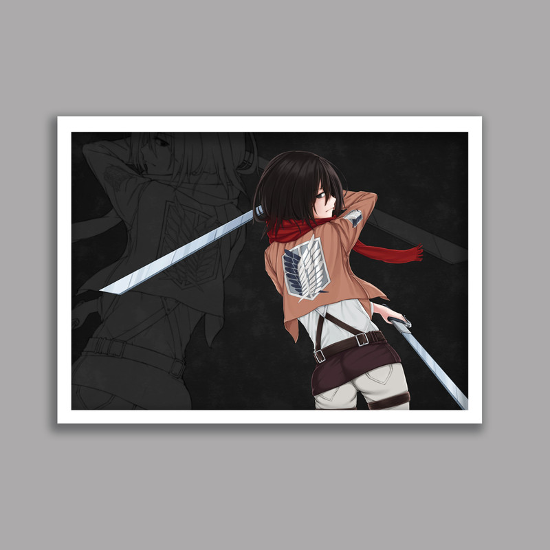 تابلو مدل انیمه اتک آن تایتان Attack on Titan کد LA-G10412