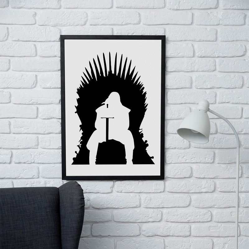 تابلو مدل دیواری طرح سریال گیم آف ترونز Game of Thrones کد FD144 - Image 2
