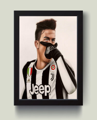 تابلو مدل پائولو دیبالا Paulo Dybala کدS1605-b