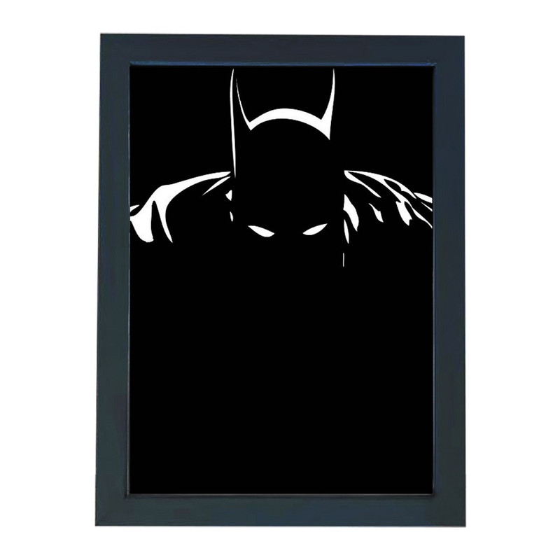 تابلو گالری چهره پرداز رخ مدل بتمن طرح Batman Minimalist Art کد GCPA10014