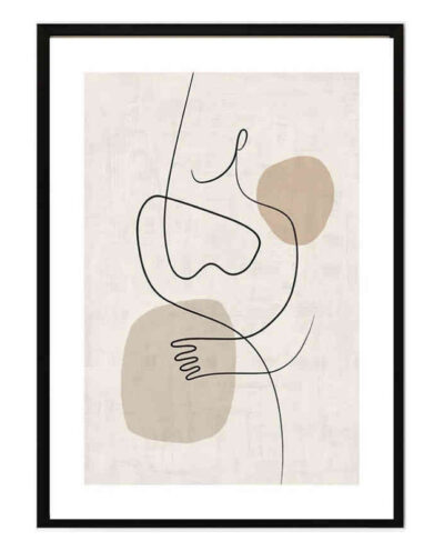 تابلو مدل Line art figuer 1 کد 248901631
