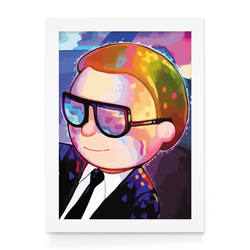 تابلو مدل Rick And Morty کد RF-5008