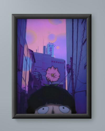 تابلو مدل انیمه شیگئو کاگیاما موب سایکو 100 Shigeo Kageyama Mob Psycho 100 anime 14