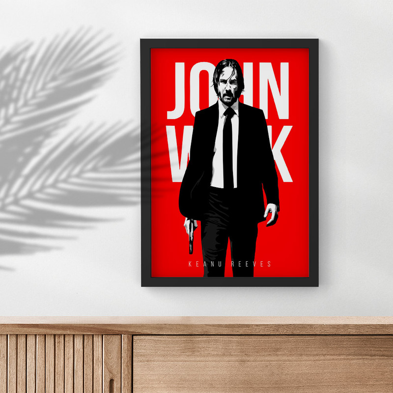 تابلو صبا طرح مدل John Wick کد m2639b