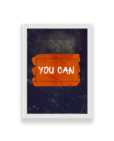 تابلو طرح انگیزشی YOU CAN