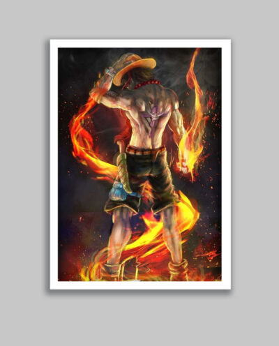 تابلو مدل انیمه وان پیس One Piece کد LA-G10512