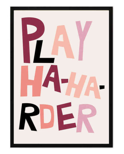تابلو مدل Play harder کد 248901574