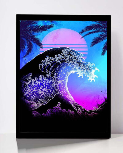 تابلو مدل GREAT WAVE کد F-7010