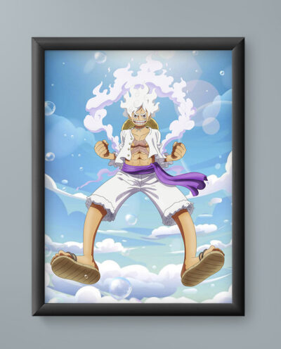 تابلو مدل لوفی گیر5 luffy gear 5 one piece 02