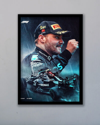 تابلو مدل فرمول یک والتری بوتاس Bottas کد LA-F1G1007B
