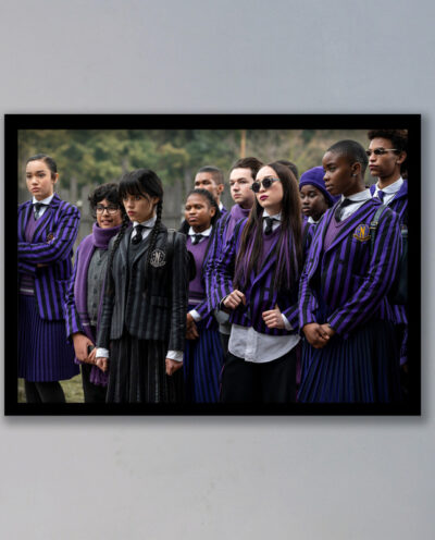 تابلو مدل ونزدی آدامز Wednesday Addams کد LAG1055