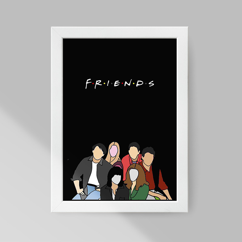 تابلو صبا طرح مدل Friends کد FD130w - Image 2