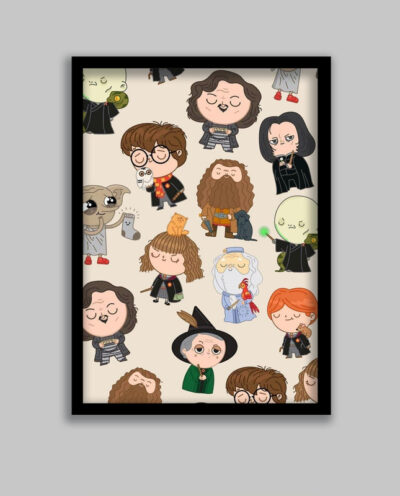 تابلو مدل هری پاتر Harry Potter کد LA-G10582-2