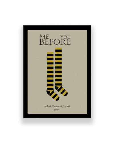 تابلو طرح فیلم me before youمدل 1