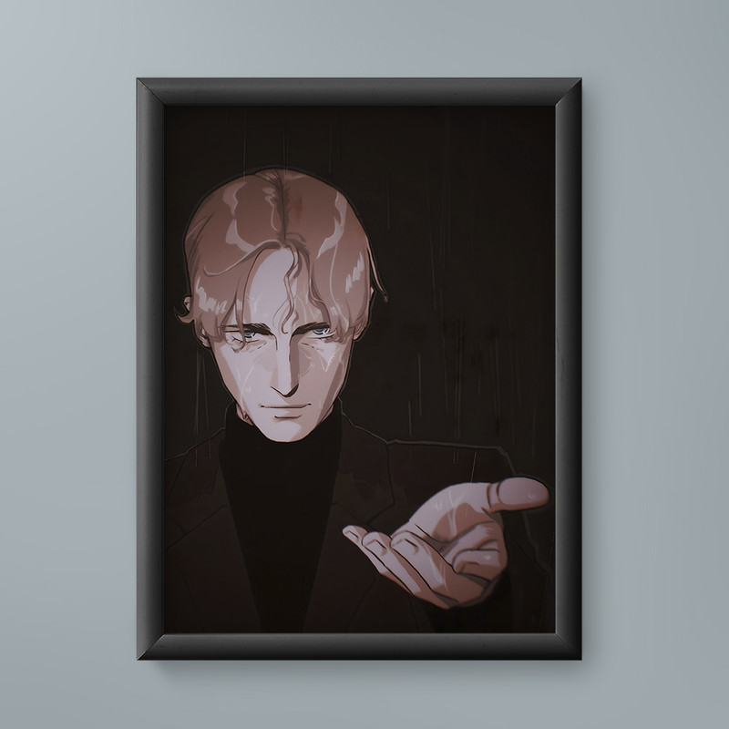 تابلو مدل انیمه یوهان لیبرت مانستر Johan Liebert Monster anime 12