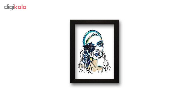 تابلو هیلما گالری کد HAP1761 BLACK - Image 2