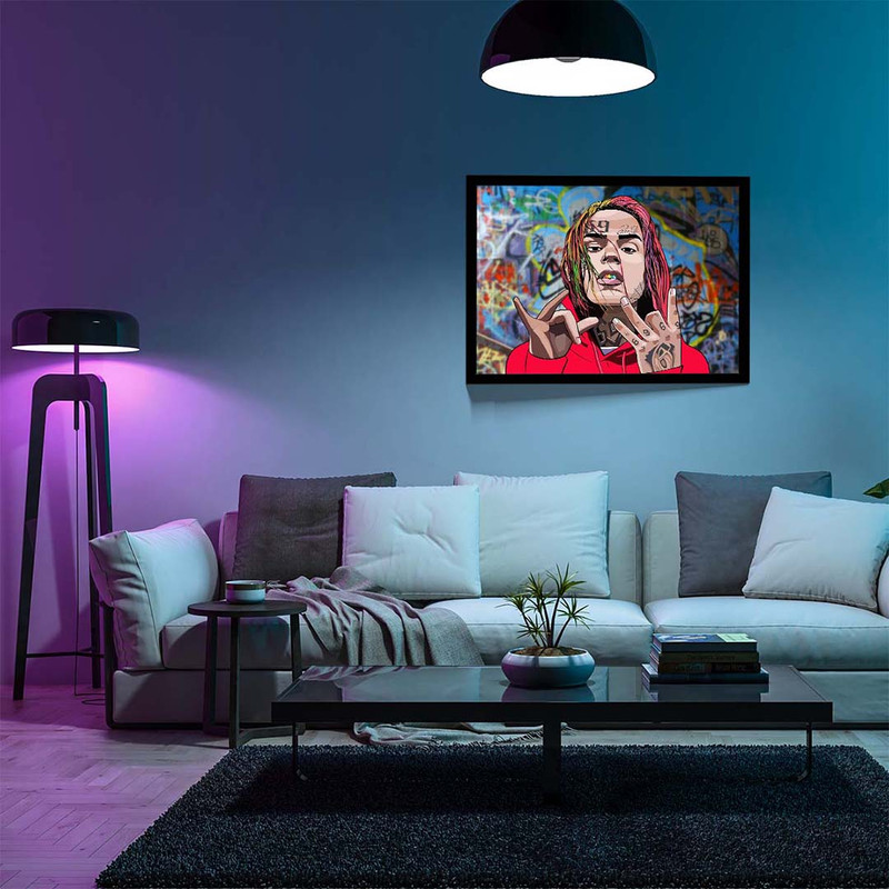 تابلو مدل 6ix9ine کد F-10013 - Image 7