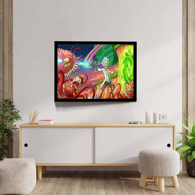 تابلو مدل rick and morty کد F-15033 - Image 4