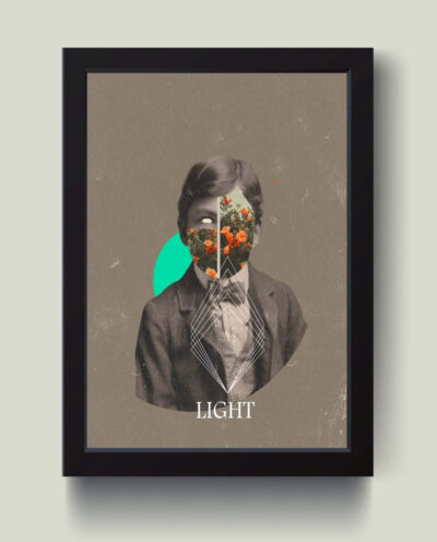 تابلو مدل دکوراتیو Composition LIGHT کد m2429-b