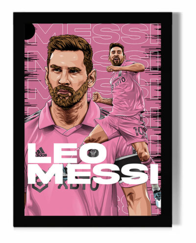تابلو مدل دیواری طرح مسی Messi کد FD505