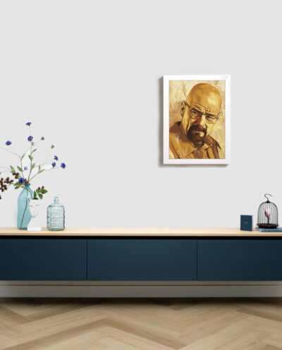 تابلو مدل برکینگ بد والتر وایت breaking bad walter white W253