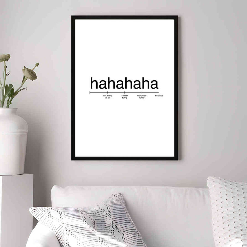 تابلو مدل Haha کد 248901754 - Image 2