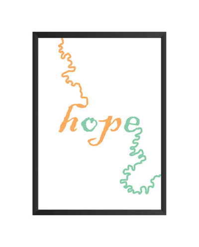 تابلو دارمازو مدل مینیمال hope